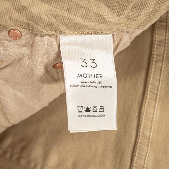 New MOTHER Denim size 33 The Looker Ankle Fray Skinny Jeans Sweet Stripes - Picture 8 of 12